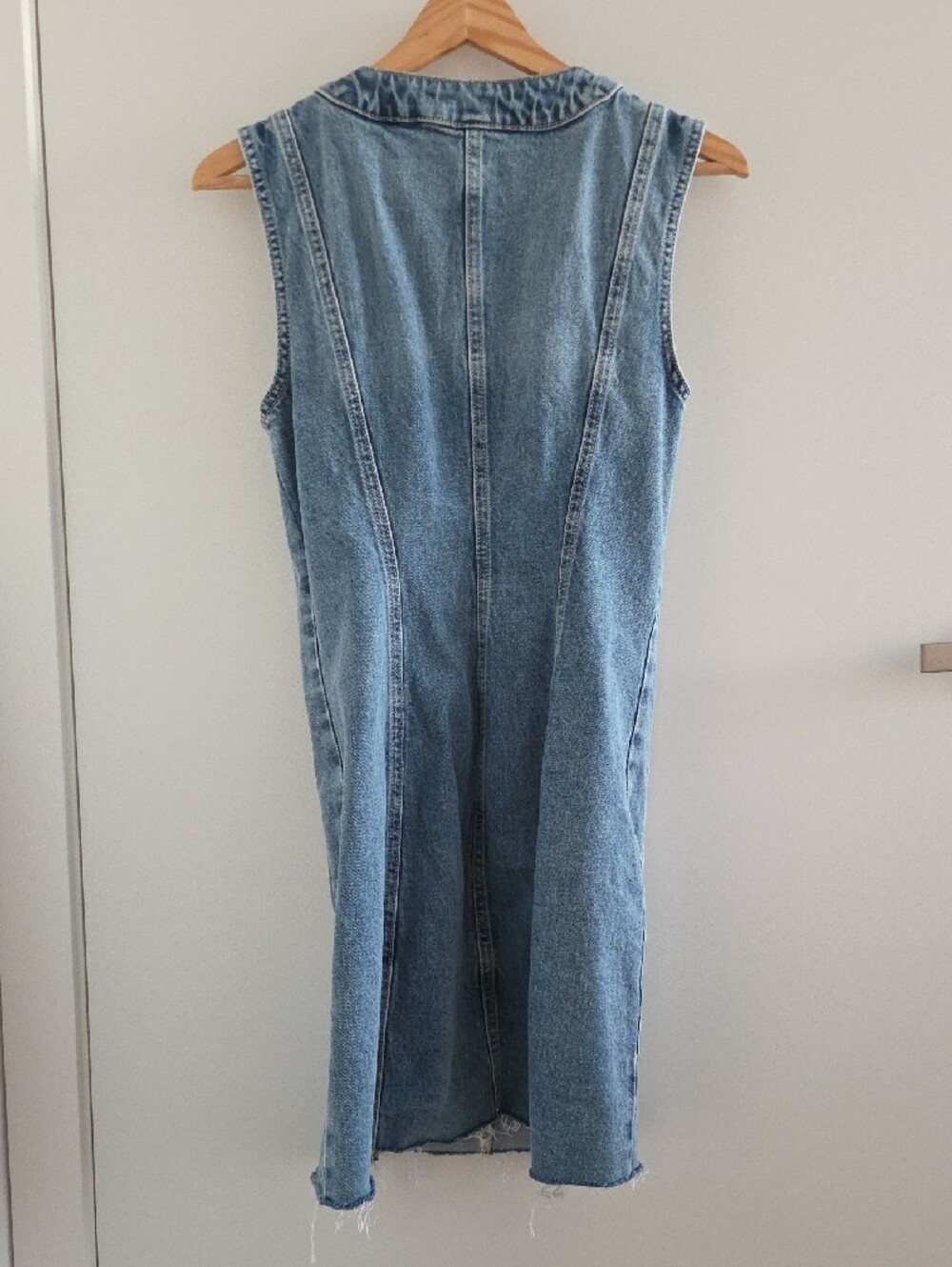 Rails Sleeveless Denim Dress - S - Picture 3 of 4